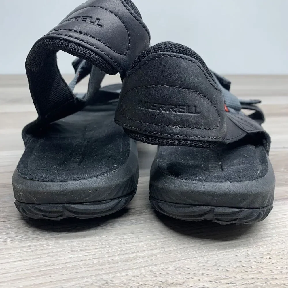 Merrell‎ Men's Terrant Convertible Sport Sandal Size 12 J62461 Black Strappy